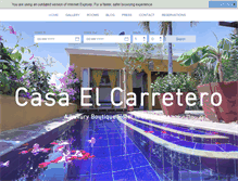 Tablet Screenshot of casaelcarretero.com